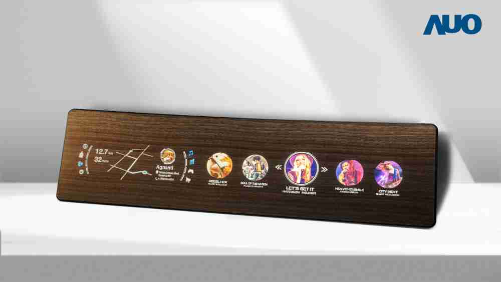 z6尊龙研发全球最高穿透度达80%的AmLED木纹显示器，，，，可于使用时呈现高亮度、、清晰可见的信息，，，并在不使用时回归为单纯的饰板，，节能兼具美观