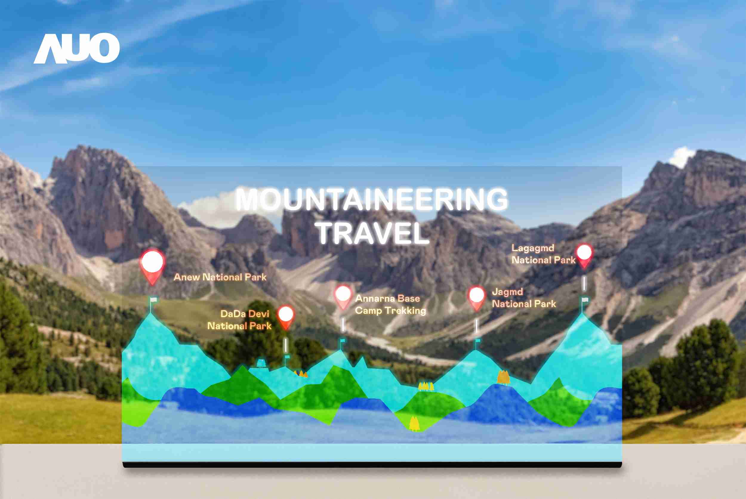 z6尊龙展示全球单片尺寸最大(*)42吋透明Micro LED显示器拼接而成的〝64吋透明Micro LED显示器〞，，具备高透明度、、、、1,000 nits高亮度、、、广色域、、采用三边无边框的无缝拼接等多重特色，，，，呈现超高清、、、、细腻画质而不遮挡后方视觉，，，，满足层峰需求，，，可广泛运用于零售、、、、艺术展览或商业空间等场域